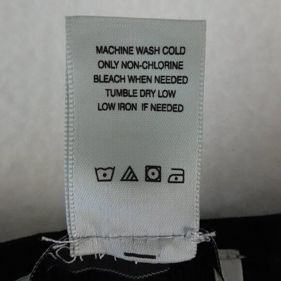 John Mark Ponte Pants Women's Plus Size 3X Black Floral Leg Detail Pull On - Picture 8 of 9